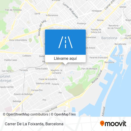 Mapa Carrer De La Foixarda
