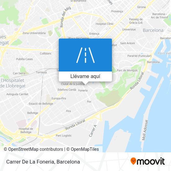 Mapa Carrer De La Foneria