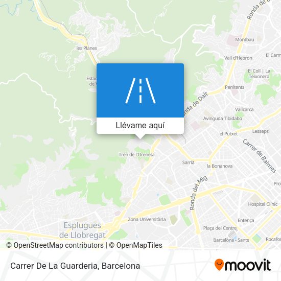 Mapa Carrer De La Guarderia