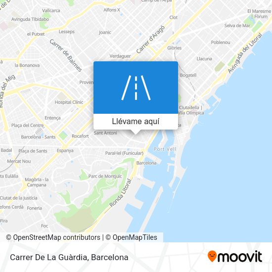 Mapa Carrer De La Guàrdia