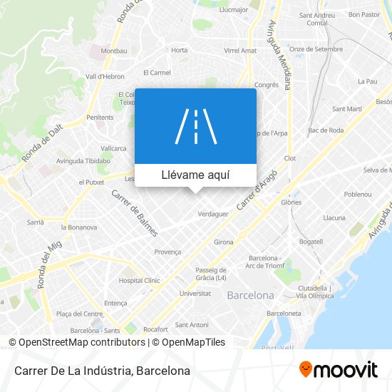 Mapa Carrer De La Indústria