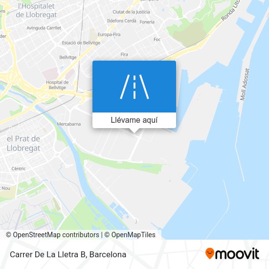 Mapa Carrer De La Lletra B