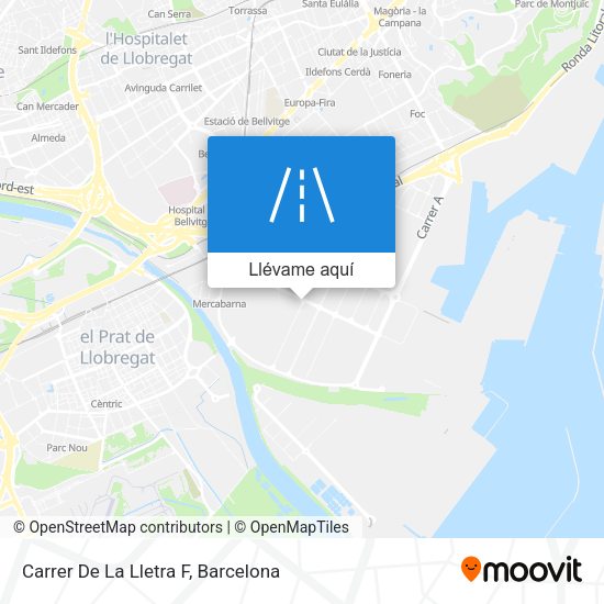 Mapa Carrer De La Lletra F