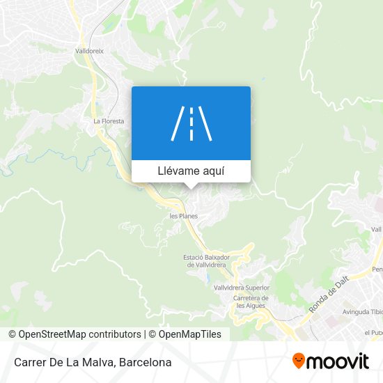 Mapa Carrer De La Malva