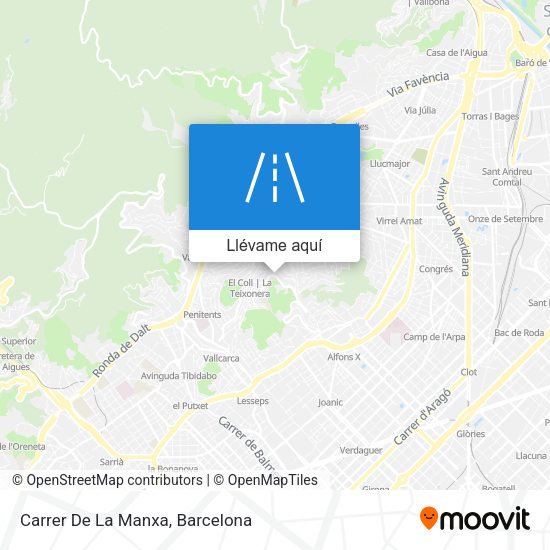 Mapa Carrer De La Manxa