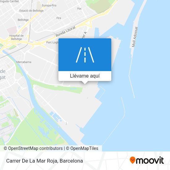 Mapa Carrer De La Mar Roja