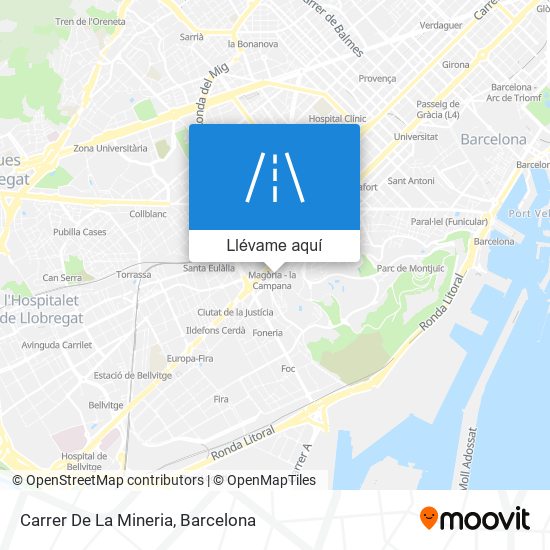 Mapa Carrer De La Mineria