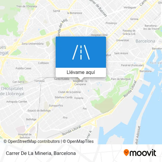 Mapa Carrer De La Mineria