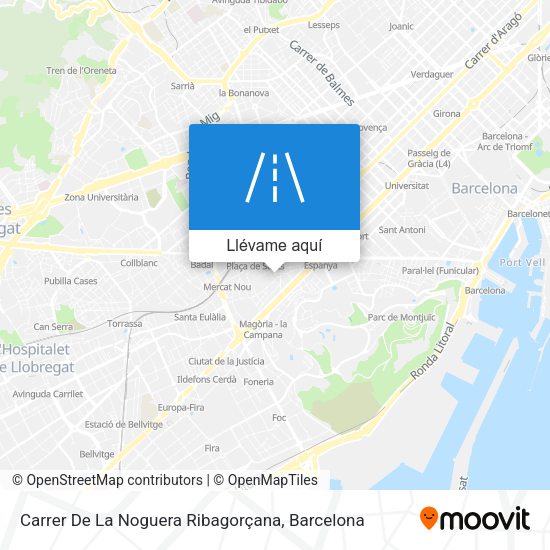 Mapa Carrer De La Noguera Ribagorçana
