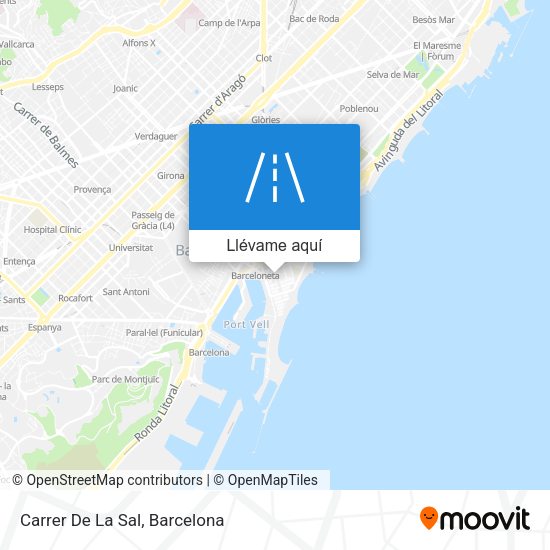 Mapa Carrer De La Sal