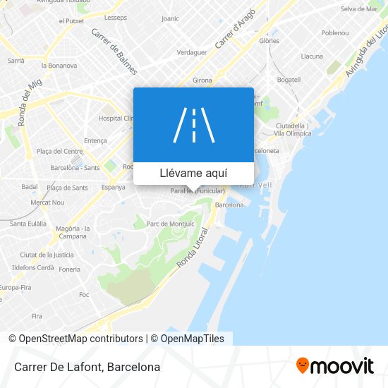 Mapa Carrer De Lafont