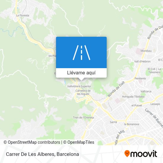Mapa Carrer De Les Alberes