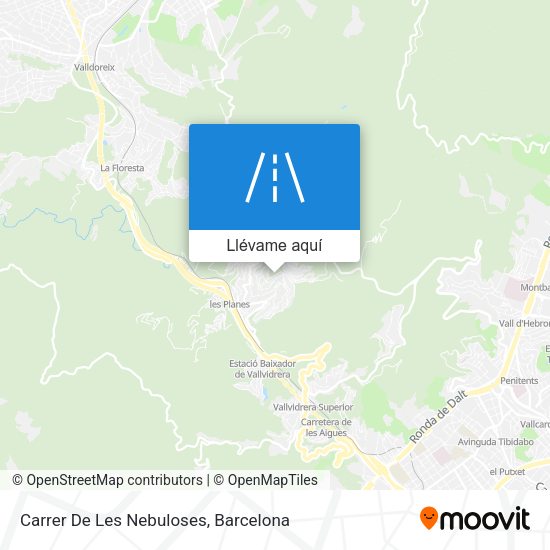 Mapa Carrer De Les Nebuloses