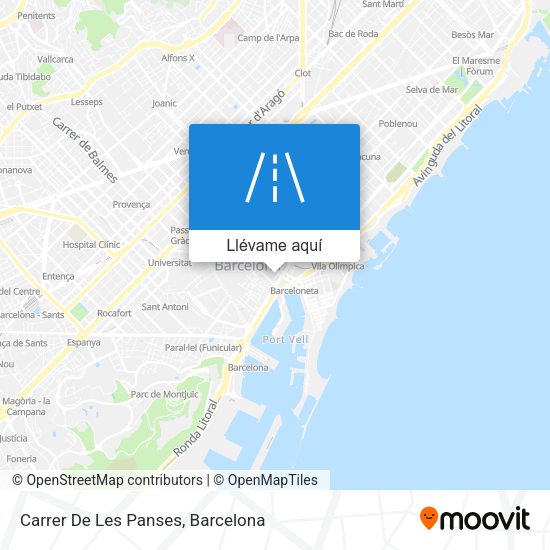 Mapa Carrer De Les Panses