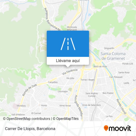 Mapa Carrer De Llopis