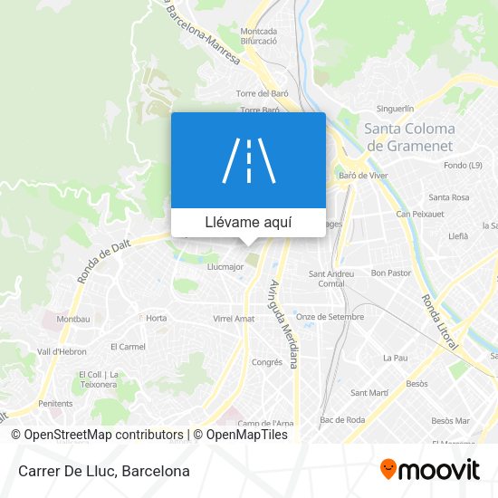 Mapa Carrer De Lluc