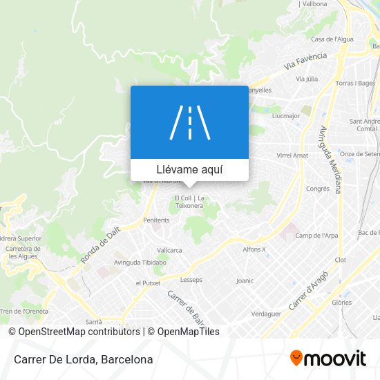Mapa Carrer De Lorda