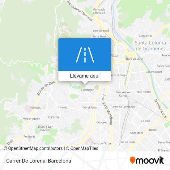 Mapa Carrer De Lorena