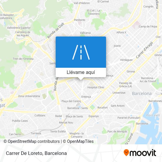 Mapa Carrer De Loreto
