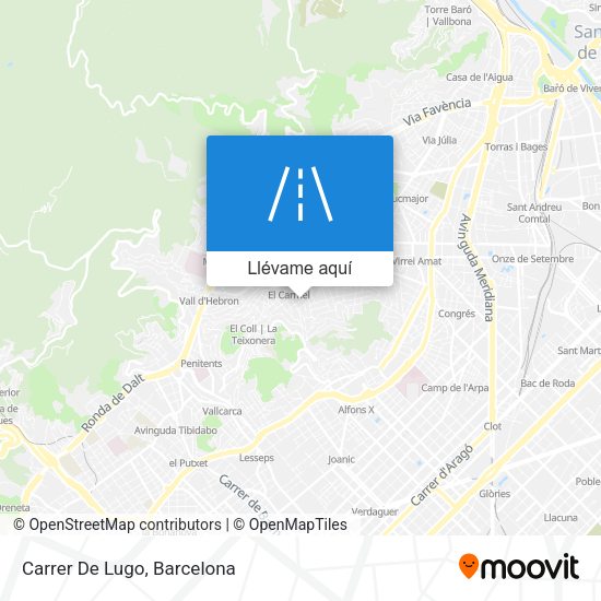 Mapa Carrer De Lugo