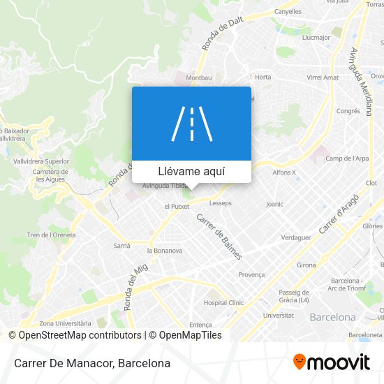 Mapa Carrer De Manacor