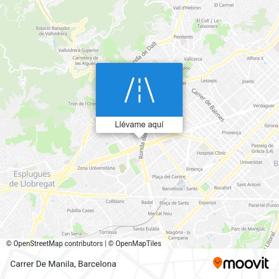 Mapa Carrer De Manila