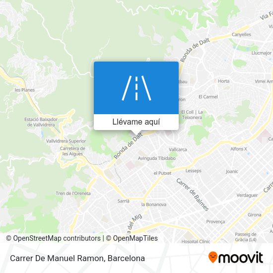 Mapa Carrer De Manuel Ramon