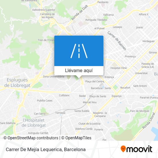 Mapa Carrer De Mejía Lequerica