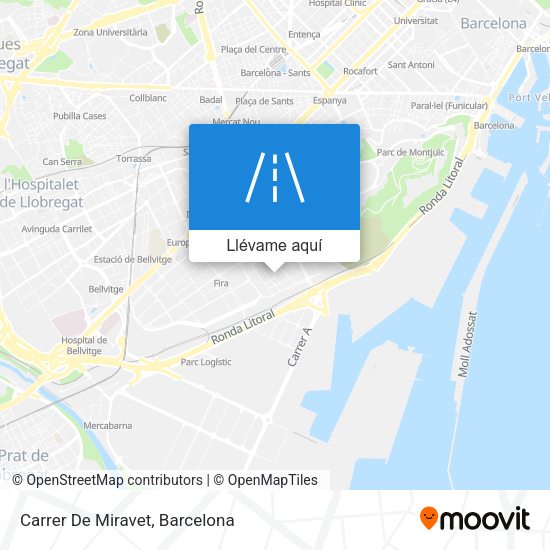 Mapa Carrer De Miravet