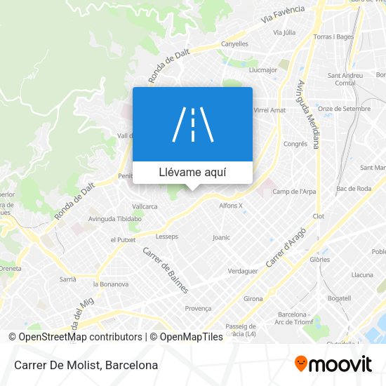 Mapa Carrer De Molist