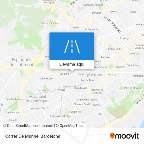 Mapa Carrer De Munné