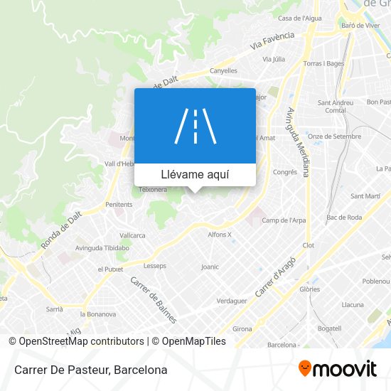 Mapa Carrer De Pasteur