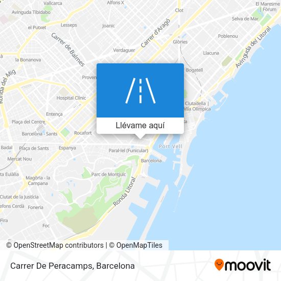 Mapa Carrer De Peracamps