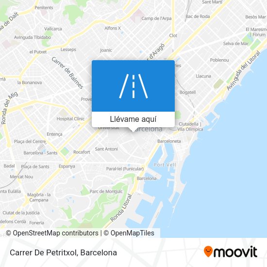 Mapa Carrer De Petritxol