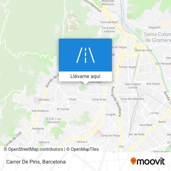 Mapa Carrer De Pins