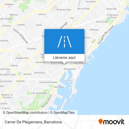 Mapa Carrer De Plegamans