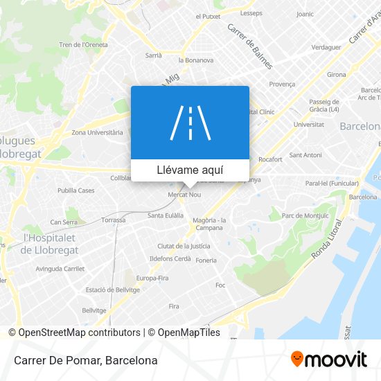 Mapa Carrer De Pomar
