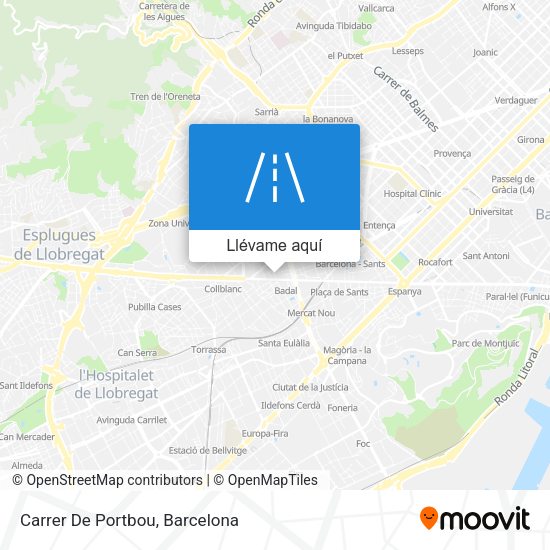 Mapa Carrer De Portbou