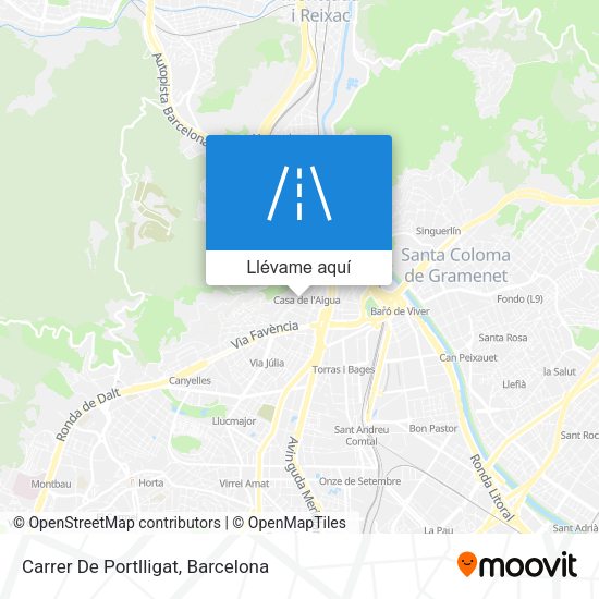 Mapa Carrer De Portlligat