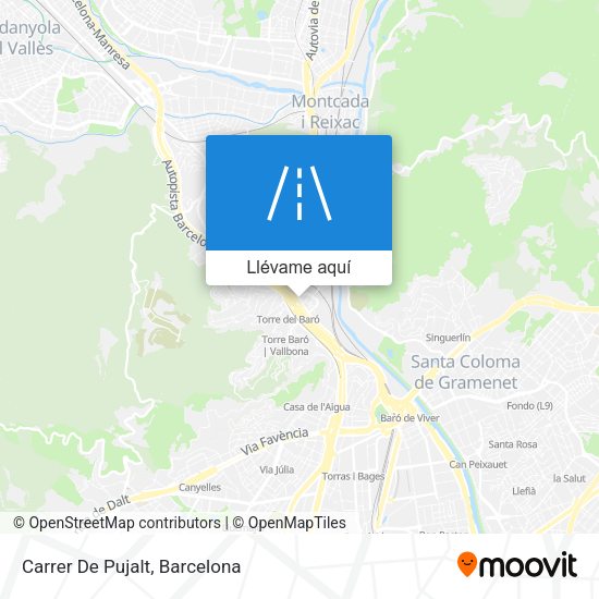 Mapa Carrer De Pujalt