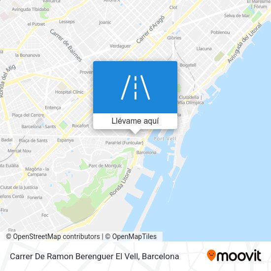 Mapa Carrer De Ramon Berenguer El Vell