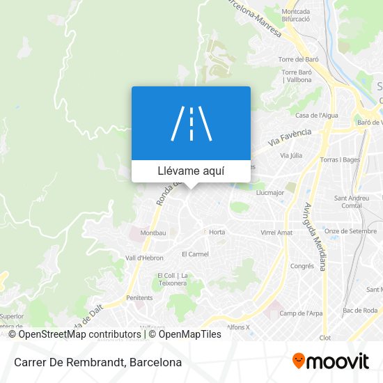 Mapa Carrer De Rembrandt