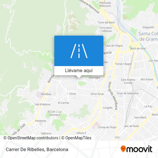 Mapa Carrer De Ribelles