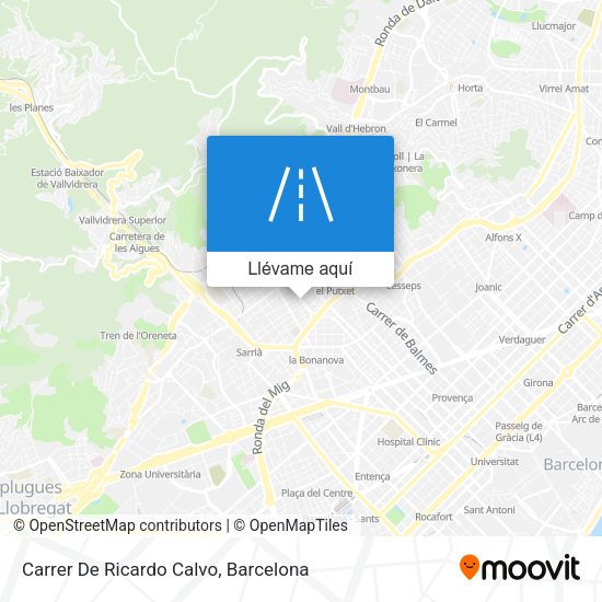 Mapa Carrer De Ricardo Calvo