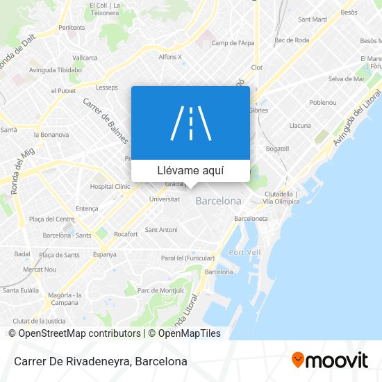 Mapa Carrer De Rivadeneyra