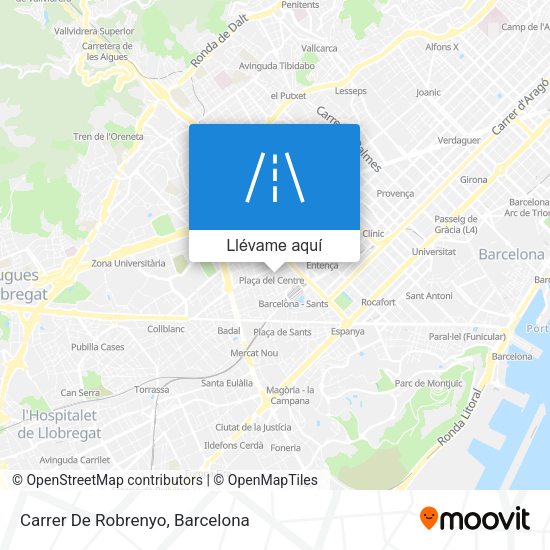 Mapa Carrer De Robrenyo