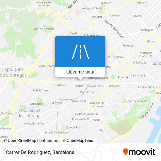 Mapa Carrer De Rodríguez