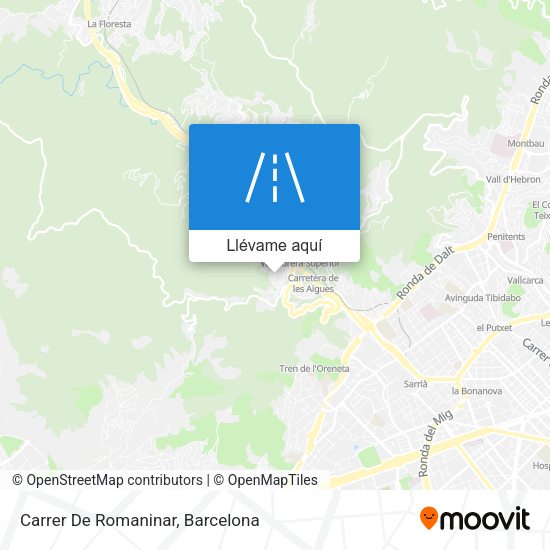 Mapa Carrer De Romaninar