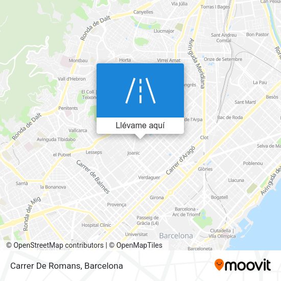 Mapa Carrer De Romans