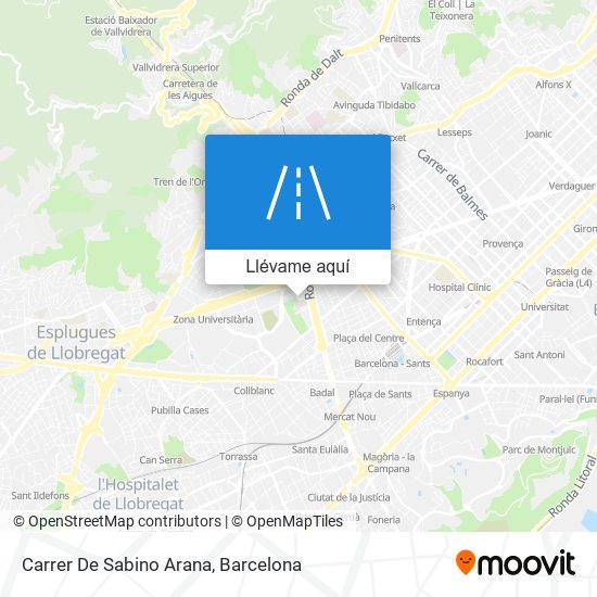 Mapa Carrer De Sabino Arana